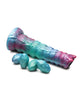 Load image into Gallery viewer, Creature Cocks Galactic Breeder Ovipositor Silicone Dildo w/Eggs - Multi Color
