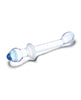 Cargue la imagen en el visor de la galería, Glas 9.5&quot; Double Play Dual Ended Dildo - Clear
