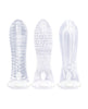 Cargue la imagen en el visor de la galería, The 9&#39;s Vibrating Sextenders Sleeves - Pack of 3
