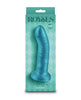 Load image into Gallery viewer, Royals 6" Charlie Curved Dildo - Metallic Teal
