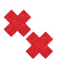 Cargue la imagen en el visor de la galería, Neva Nude Ravish Me Glitter X Factor Pasties - Red O/S
