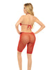 Load image into Gallery viewer, Pink Lipstick Fill Me In Bodystocking Red O/S

