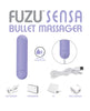 Load image into Gallery viewer, Fuzu Sensa Activated Rechargeable Bullet Massager - Pastel Purple
