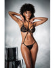 Ladda bilden i Galleri Viewer, Mesh &amp; Lace Two in One Teddy w/Detachable Skirt Black L/XL
