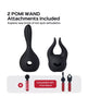 Load image into Gallery viewer, Horns Pomi Wand Attachments Bundle - Black
