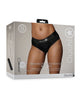 Charger l'image dans la visionneuse de la galerie, Shots Ouch Vibrating Strap On High-Cut Brief - Black M/L
