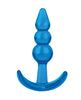 Load image into Gallery viewer, Blue Line C &amp; B 3.75" Beginners Beaded Plug - Jelly Blue
