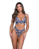 Carica l'immagine nel visualizzatore Galleria, Butterfly Beauty Embroidered Bralette &amp; Panty - Blue LG
