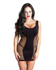 Carica l'immagine nel visualizzatore Galleria, Beverly Hills Naughty Girl Fishnet &amp; Mesh Tank Dress Black O/S
