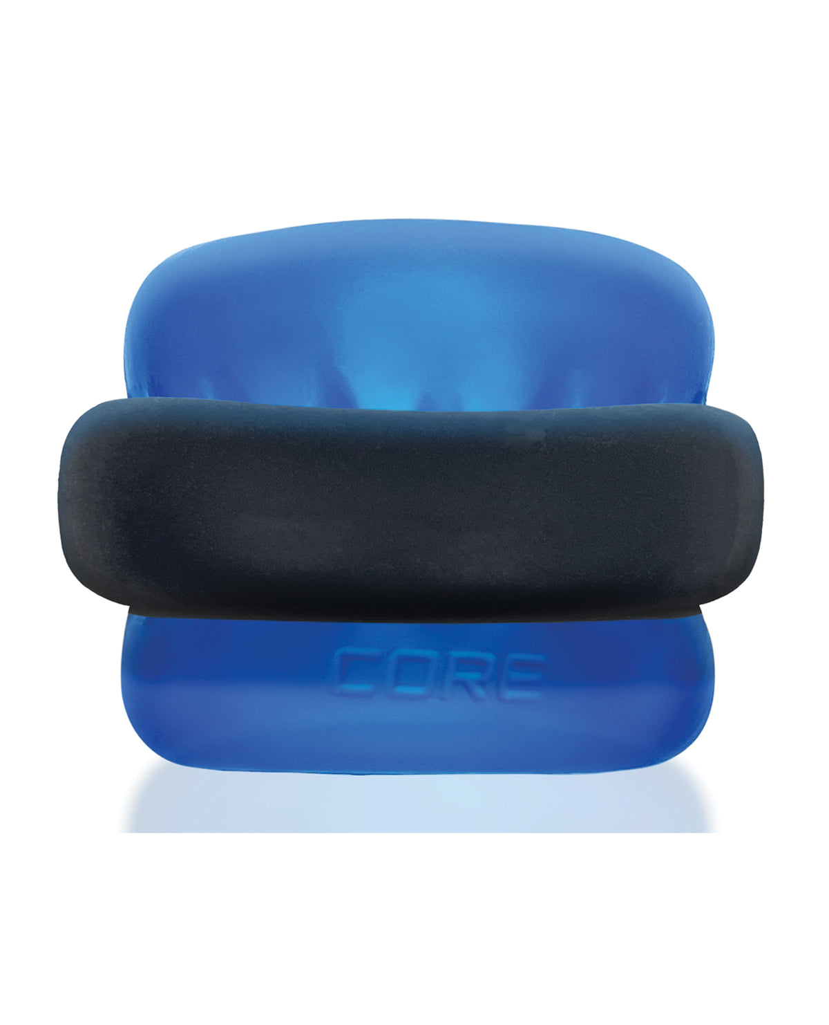 Estirador de Testículos Oxballs UltraCore con Anillo de Eje - Hielo Azul