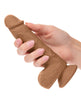Indlæs billede i gallerifremviser, Studs Dual Density Silicone 5" Dildo - Brown
