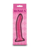 Load image into Gallery viewer, Royals 5" Charlie Curved Dildo - Metallic Pink
