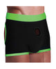 Carica l'immagine nel visualizzatore Galleria, Get Lucky Strap On Boxers - XL-XXL Black/Green
