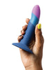 Load image into Gallery viewer, ROMP Piccolo 3 Color 5.5" Dildo Pegging Kit - Blue
