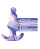 Carica l'immagine nel visualizzatore Galleria, Blush Avant Twilight Silicone Butt Plug Blue Ultra Smooth Plush Design
