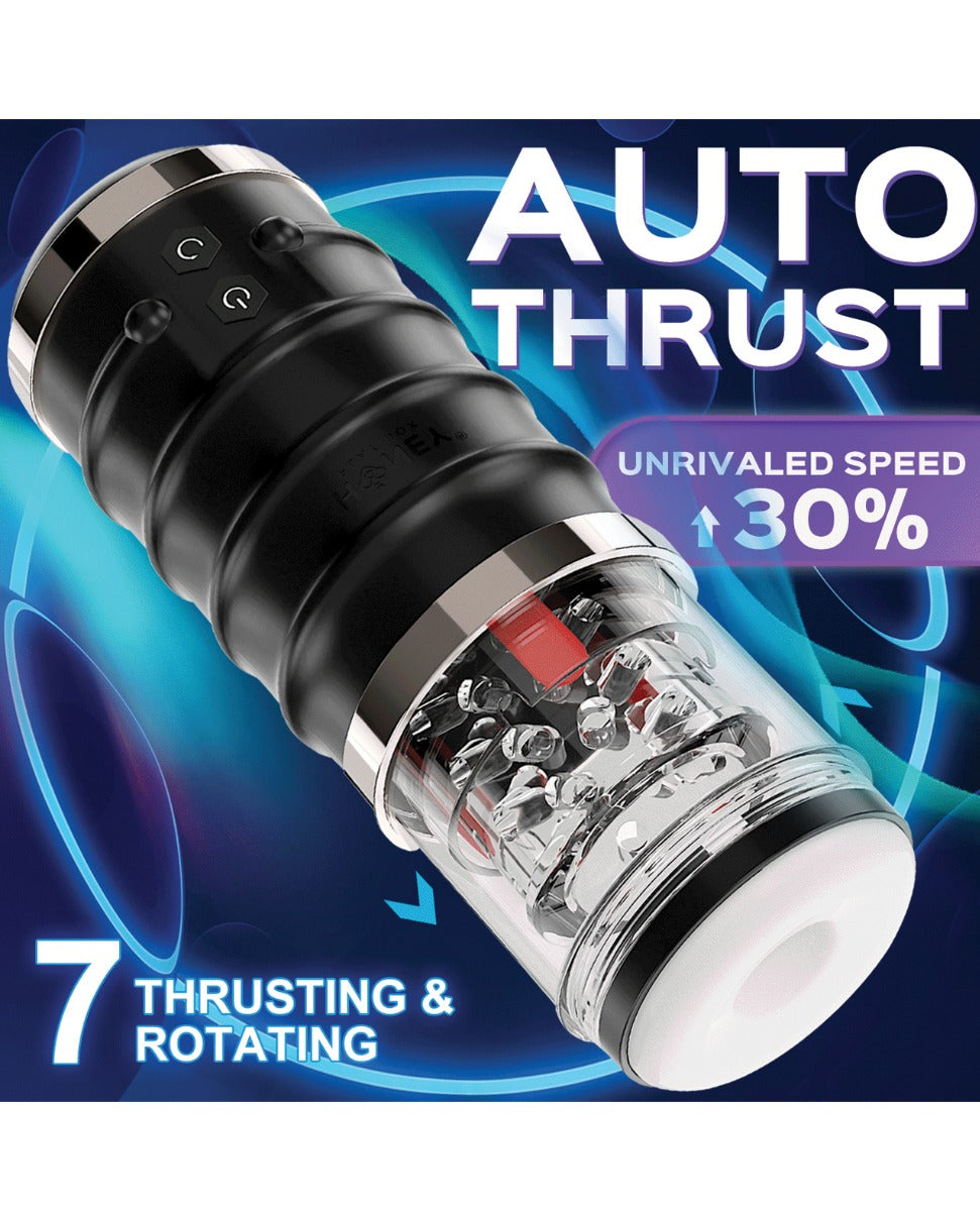 Warrior Auto Thrusting Male Masturbator - White | Buy Online in Canada Warrior Auto Thrusting Male Masturbator - White | Buy Online in Canada