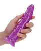 Load image into Gallery viewer, Shots RealRock 7" Slim Dildo Glow in the Dark - Neon Purple
