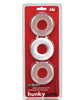 Load image into Gallery viewer, Hunky Junk C-Ring Multi Pack - White Ice Pack of 3
