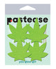 Lataa kuva gallerian katseluohjelmaan, Pastease Petites Leaf - Glow in the Dark Green O/S Pack of 2 Pair
