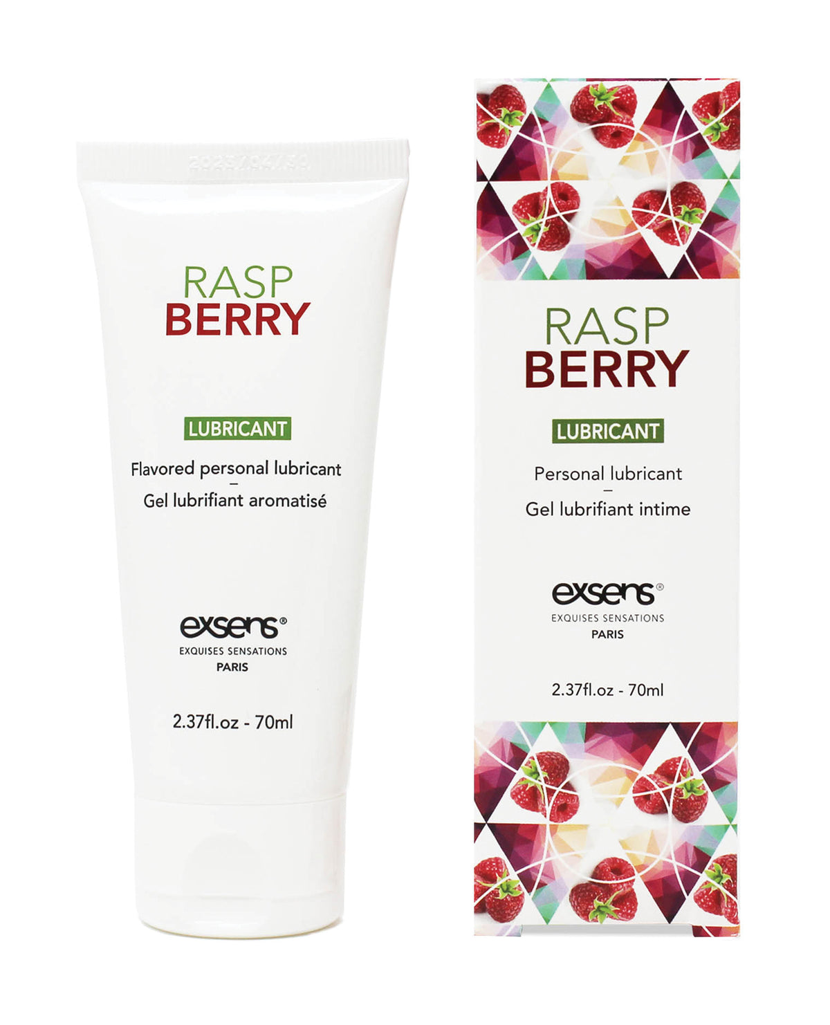 Exsens Of Paris Flavored Raspberry Water Based Lubricant