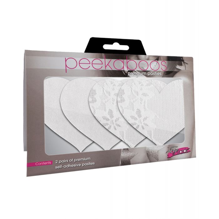 Luminous Hearts - White Pack of 2