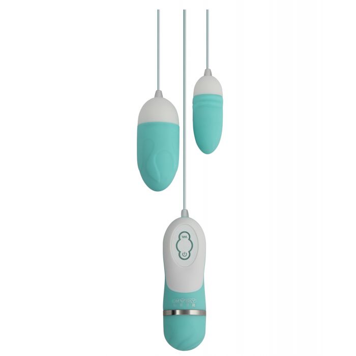 GigaLuv Dual Vibra Bullets - 10 Functions Tiffany Blue