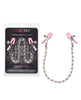Carregar imagem no visualizador da Galeria, Nipple Play Crystal Chain Nipple Clamps - Pink
