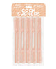 Load image into Gallery viewer, Cock Suckers Pecker Straws - Vanilla Lovers Pack of 10
