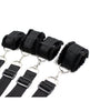 Indlæs billede i gallerifremviser, Plesur Fuzzy Bedroom Bondage Kit - Black
