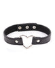 Ladda bilden i Galleri Viewer, Plesur PVC Heart Connector Choker - Black

