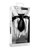 Load image into Gallery viewer, Shots Ouch Black &amp; White Satin Bondage Tie - Black
