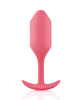 Lataa kuva gallerian katseluohjelmaan, b-Vibe Weighted Snug Plug 2 - 114 g Coral
