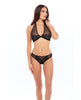 Afbeelding laden in Galerijviewer, Rene Rofe Midnight Halter Set Black S/M
