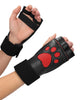 Charger l'image dans la visionneuse de la galerie, Shots Ouch Puppy Play Paw Cut-Out Gloves - Red
