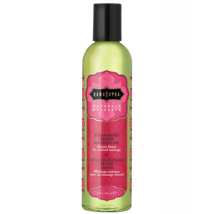 Kama Sutra Naturals Massageolie - Aardbei