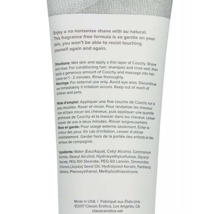 COOCHY Shave Cream - 3.4 oz Au Natural