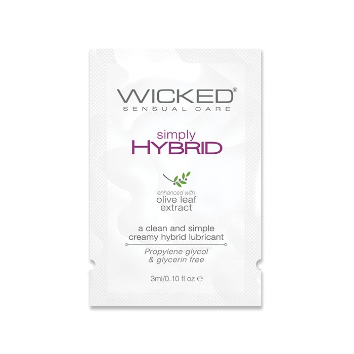 Wicked Sensual Care Simply Hybrid Lubricant - .1 oz