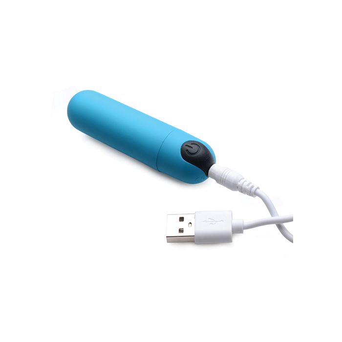 Bang! Vibrating Bullet w/ Remote Control - Blue