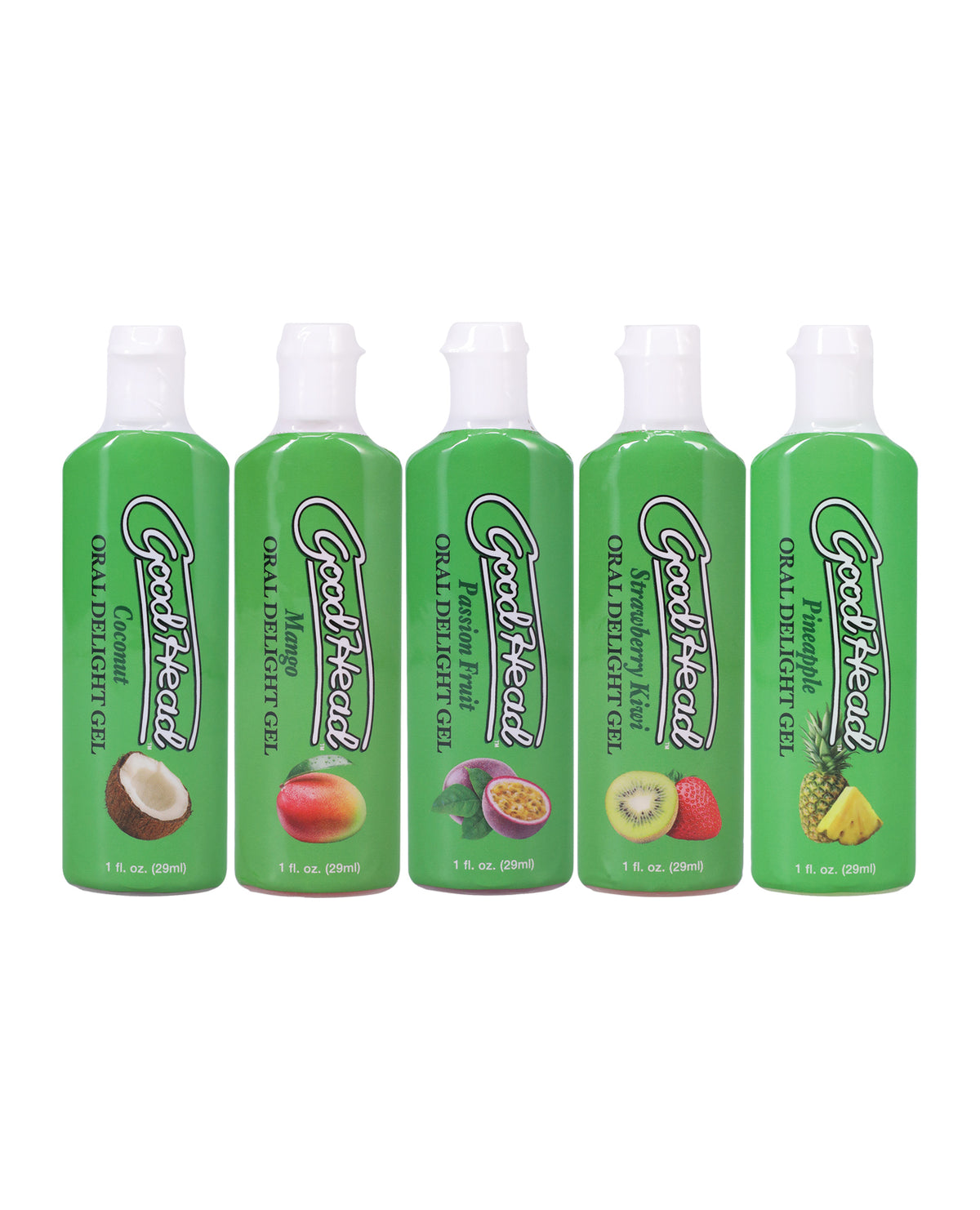GoodHead Tropical Fruits Oral Delight Gel Assorted Flavors 5 Pack