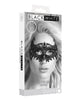 Load image into Gallery viewer, Shots Ouch Black &amp; White Lace Eye Mask - Empress Black
