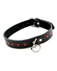 Carregar imagem no visualizador da Galeria, Plesur PVC Collar w/Hearts - Black/Red
