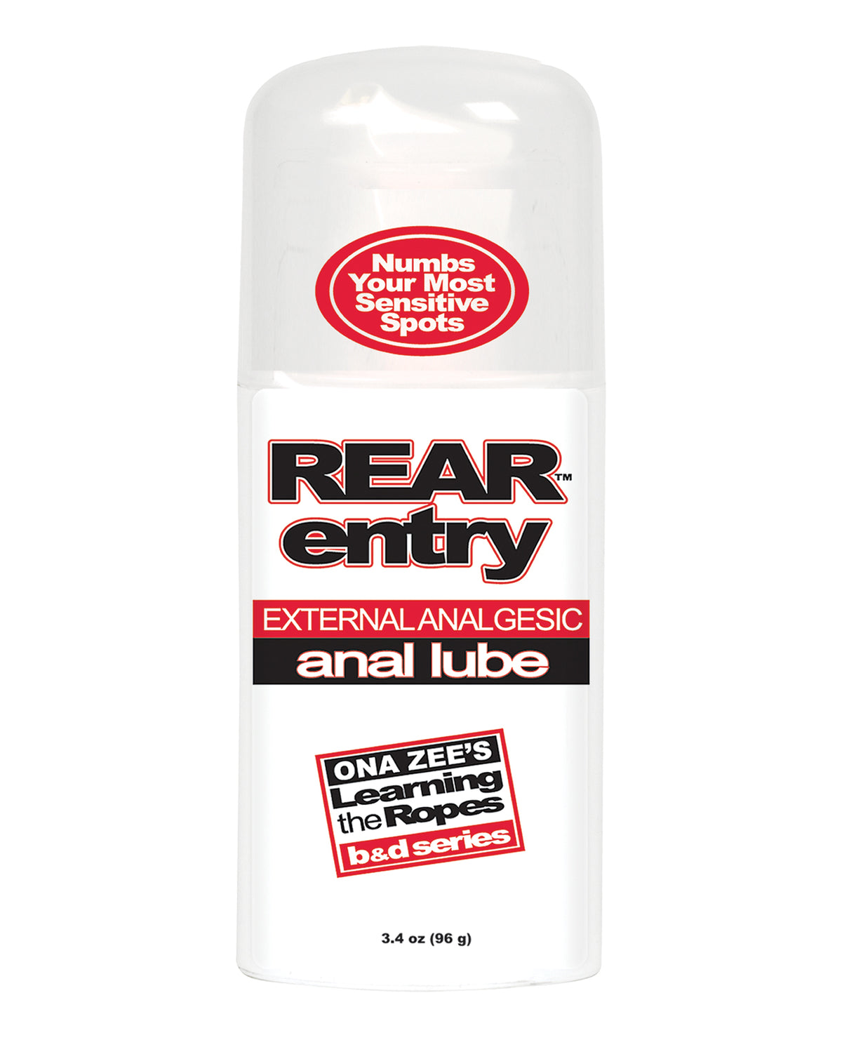 Doc Johnson Ona Zee Bagindgang Desensibiliserende Anal Glidecreme Med Pumpeflaske 3.4 Oz Premium Formel