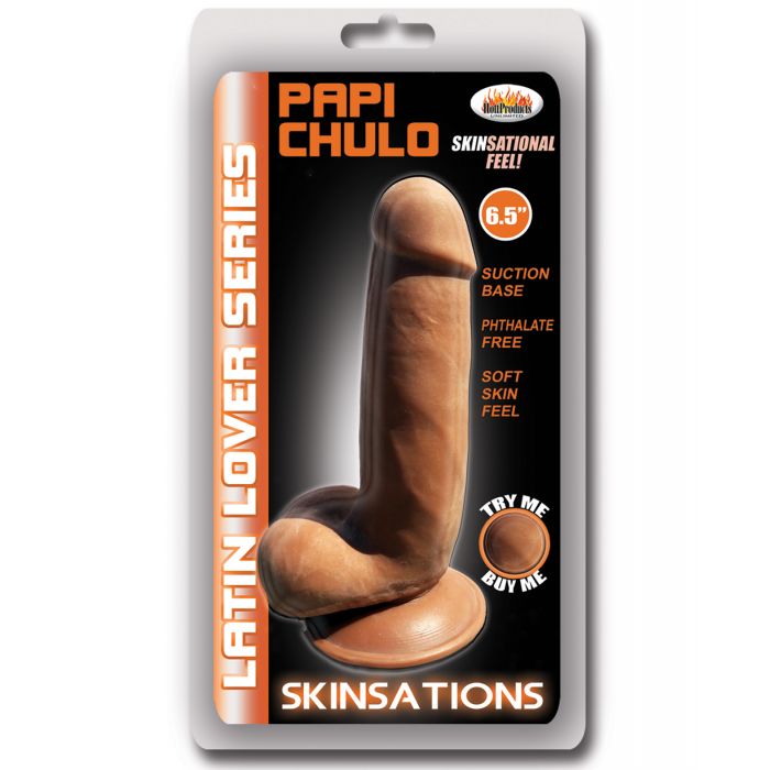 Skinsations Latin Lover Papi Chulo Realistic Skin Dildo With Suction Cup