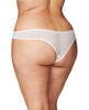 Load image into Gallery viewer, Crotchless Thong w/Pearls White 1X/2X
