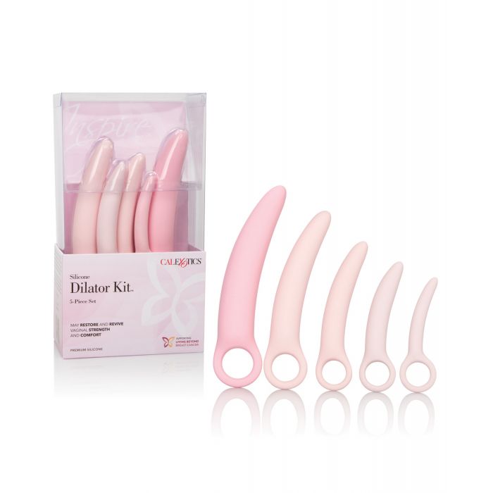Set da 5 pezzi di dilatatori in silicone Inspire - Rosa