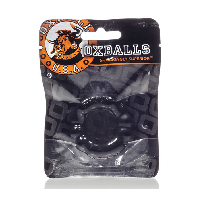 Oxballs Atomic Jock 6-Pak Formet Penisring - Sort