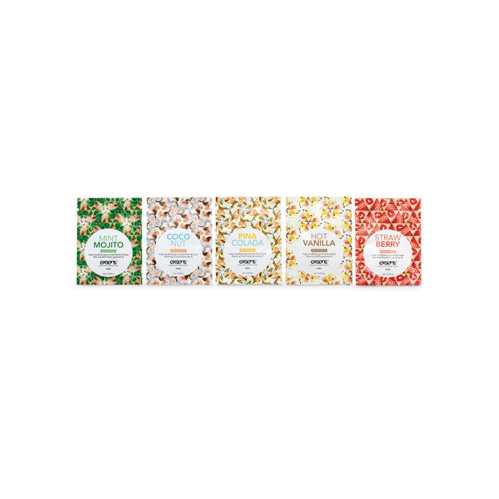 EXSENS of Paris Warming Massage Oil Fishbowl - 3 ml Foil Bowl of 150
