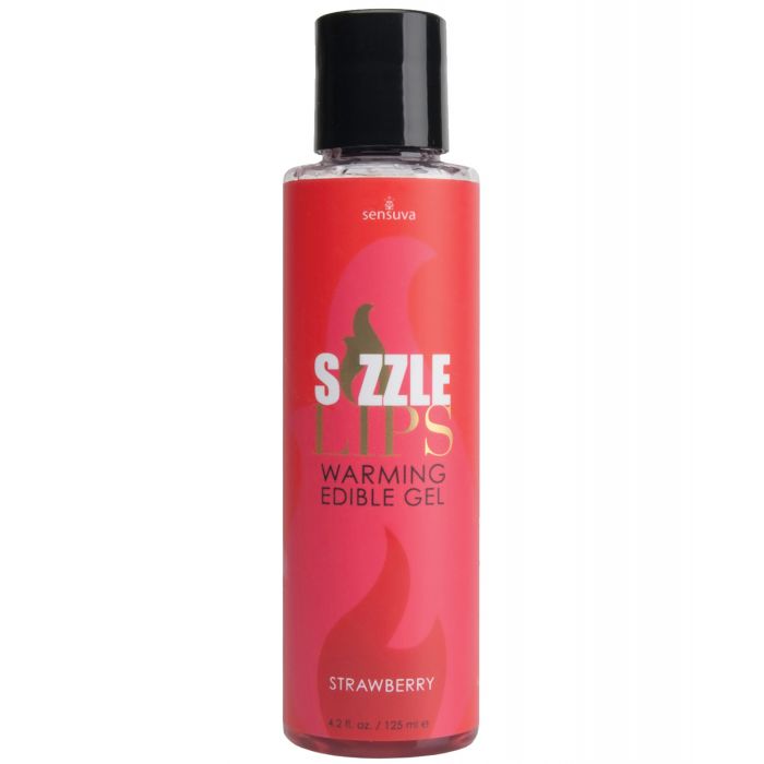 Sizzle Lips Warming Gel - 4.2 oz Bottle Strawberry