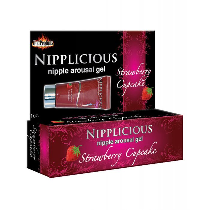 Nipplicious Nipple Arousal Gel Strawberry Flavor For Nipples And Lips 1oz