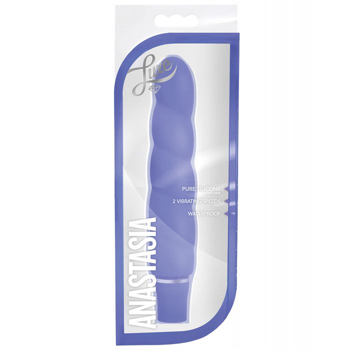 Blush Luxe Anastasia Silicone Vibrator Periwinkle